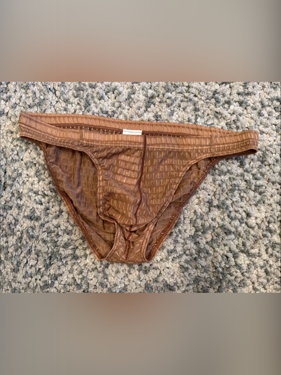 Other - Textured Brown Bikini Bottom